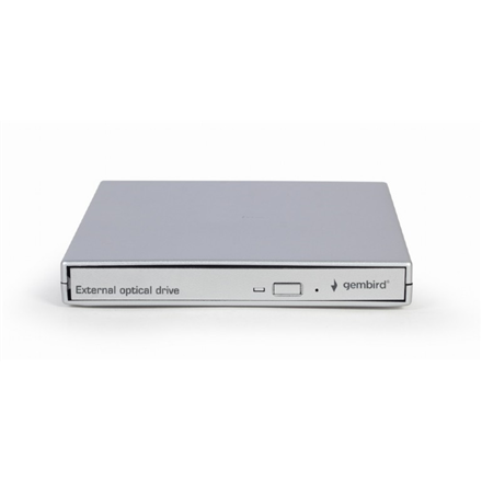 Gembird External USB DVD drive | DVD-USB-021-SV | Interface USB 2.0 | CD/DVD | CD read speed 24 x | 