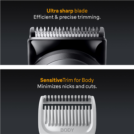 Braun 7-in-1 Grooming Kit | All-in-One Kit Series 5 AIO5520 | Cordless | Number of length steps 14 |