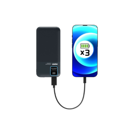PORT CONNECT External USB-C battery | 20000 mAh | Blue