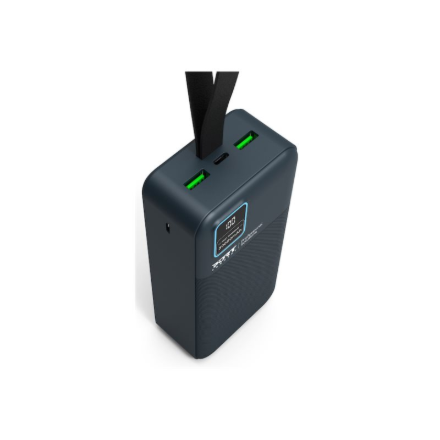 PORT CONNECT External USB-C battery integrated lamp | 30000 mAh | Blue