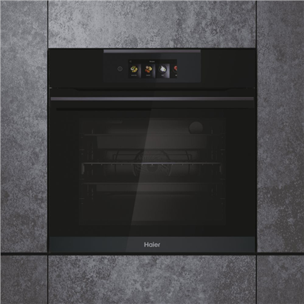Haier Oven | HWO60SM6T5BH | 70 L | Electric | Hydrolytic/Catalytic | Touch | Steam function | Height