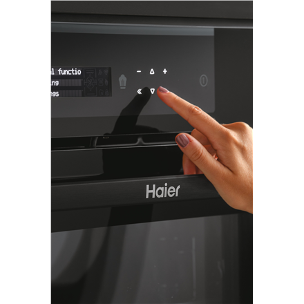 Haier Oven | HWO60SM2B9BH | 70 L | Electric | Pyrolytic/Hydrolytic | Touch | Height 59.5 cm | Width 