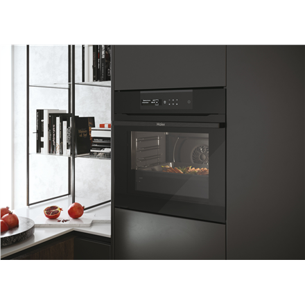 Haier Oven | HWO60SM2B9BH | 70 L | Electric | Pyrolytic/Hydrolytic | Touch | Height 59.5 cm | Width 