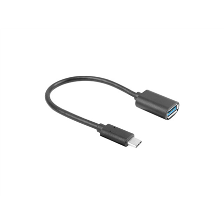 Lanberg Adapter Cable USB-C(M) 3.1 -> USB-A(F) 15 cm