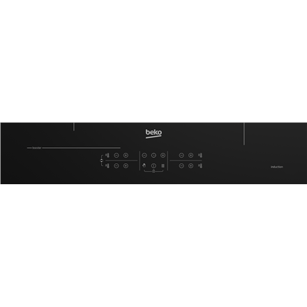 BEKO Hob | HII64200SFMT | Induction | Number of burners/cooking zones 4 | Touch | Timer | Black