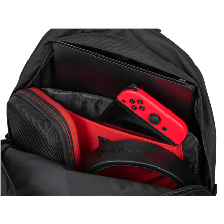 Genesis Pallad 200 | Fits up to size 14.1 " | Backpack | Black | Shoulder strap