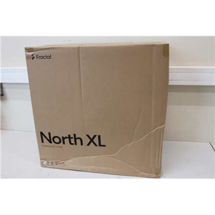 SALE OUT. Fractal Design North XL | Chalk White TG Clear | Mid-Tower | DAMAGED PACKAGING | Power sup