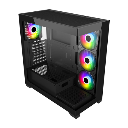 FSP Case | M340-BA | Black | Mid Tower | Power supply included No
