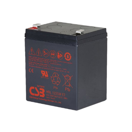 CSB Battery Battery 12V 6Ah 25W Pb F2 | HRL1225W