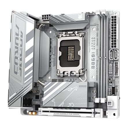 Gigabyte B860I AORUS PRO ICE | Processor family Intel | Processor socket LGA1851 | DDR5 | Supported 