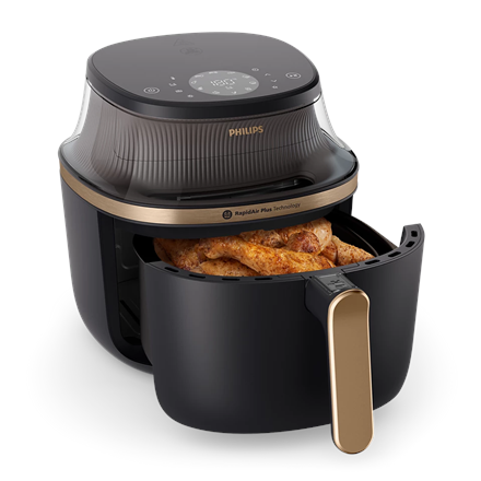 Philips Airfryer | NA322/00 3000 Series | Power 1400 W | Capacity 4.2 L | RapidAir Plus | Black