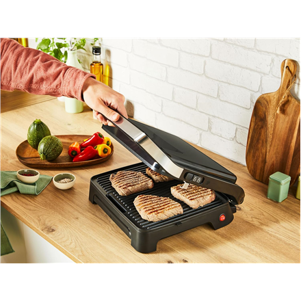 TEFAL Contact and Panini Grill | GC271810 Inicio Classic 2in1 | Grill | 2000 W | Black