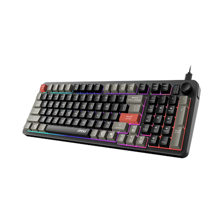 MSI FORGE GK110 US | Gaming keyboard | Wired | US | Black | USB 2.0 | Membrane