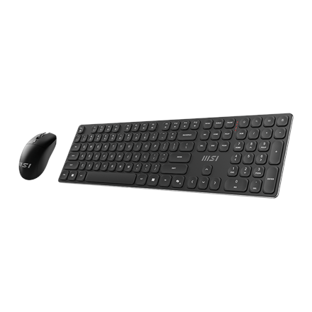 MSI FORGE K210 WIRELESS COMBO | Keyboard and Mouse Set | Wireless | Mouse included | US | Black | Sc