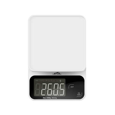 ETA Kitchen Scale | Popi 677090000 | Maximum weight (capacity) 5 kg | Graduation 1 g | Display type 