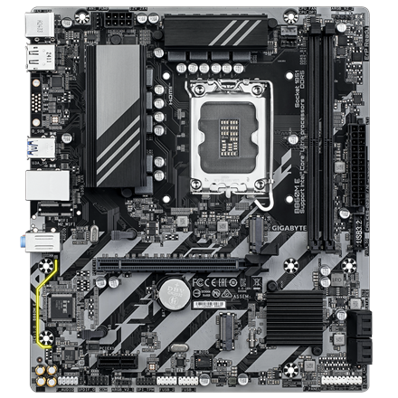 Gigabyte B860M E | Processor family Intel | Processor socket LGA1851 | DDR5 | Supported hard disk dr