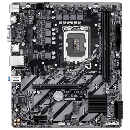 Gigabyte H810M H | Processor family Intel | Processor socket LGA1851 | DDR5 | Supported hard disk dr