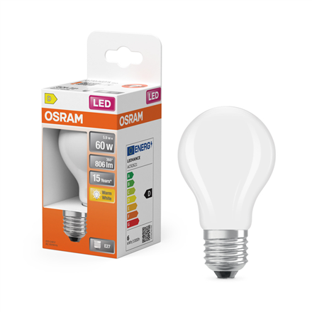 Osram Parathom Classic Filament | E27 | 5.9 W | Warm White