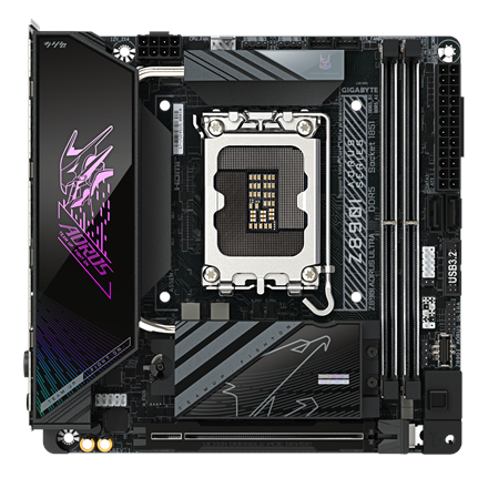 Gigabyte Z890I AORUS ULTRA | Processor family Intel | Processor socket LGA1851 | DDR5 | Supported ha