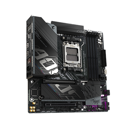 Gigabyte X870M AORUS ELITE WIFI7 | Processor family AMD | Processor socket AM5 | DDR5 | Supported ha