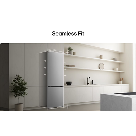 LG Refrigerator | GBBSJ10EPY | Energy efficiency class E | Free standing | Combi | Height 186 cm | N