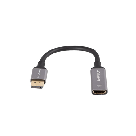 Lanberg Displayport (M) to HDMI (F) Adapter 8K on cable 20cm