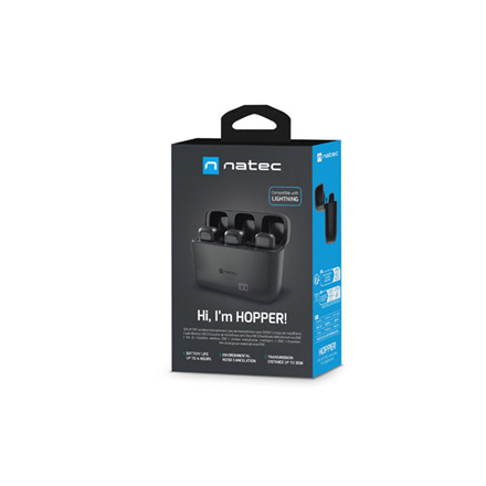 Natec | Microphone | NMI-2253 | Hopper | Wireless | Black