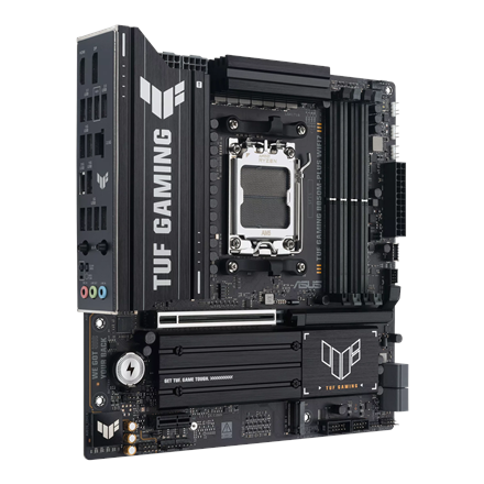 Asus TUF GAMING B850M-PLUS WIFI7 | Processor family AMD | Processor socket AM5 | DDR5 | Supported ha