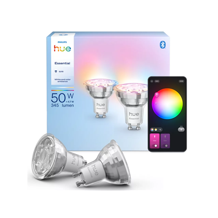 Philips Hue E WCA 345 2P EU | GU10 | 4.7 W | 16 million colors