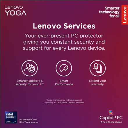 Lenovo Yoga AIO 32ILL10 31.5 UHD ULT7-258V/32GB/1TB/NVIDIA GF RTX 4050 6GB/WIN11 Pro/Nordic kbd/2Y W