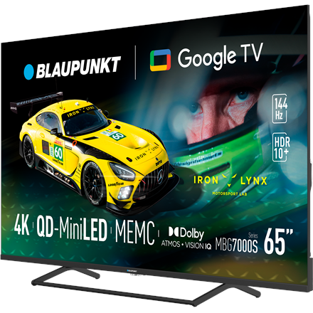 Blaupunkt Mini LED TV | 65MBG7000S | 65 | Smart TV | Google TV | Black