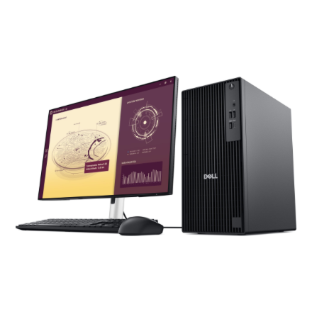 Dell Pro Tower QCT1255 AMD Ryzen 5 8600G/16GB/512GB/Intel Integrated/Win11 Pro/No kbd/3Y ProSupport 