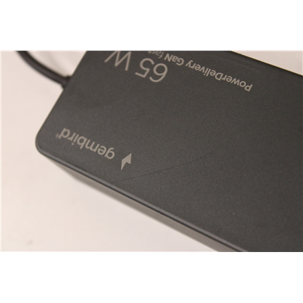 SALE OUT. Cablexpert NPA-AC-PDQC65-01 65 W PowerDelivery GaN USB Type-C fast charger