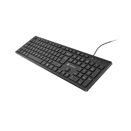 Natec Herring | Keyboard | Wired | US | Black | USB Type-A