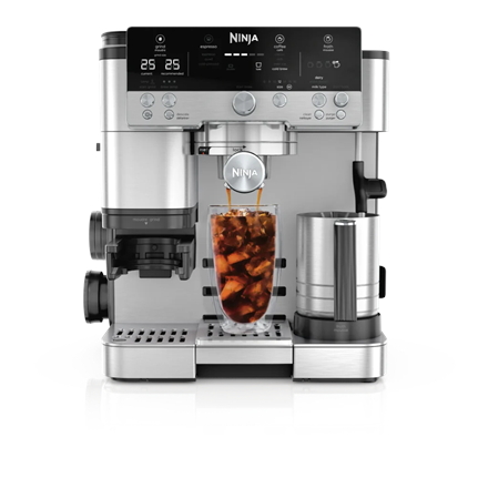 NINJA Espresso Coffee Maker | ES601EU Luxe Café Premier | Pump pressure 11 bar | Built-in milk froth