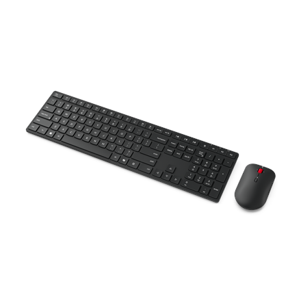 Lenovo Multi-Mode Pro Combo Keyboard and Mouse 6000-US Euro | Keyboard and Mouse Set | Wireless | Mo