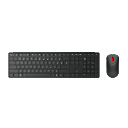 Lenovo Multi-Mode Pro Combo Keyboard and Mouse 6000-US Euro | Keyboard and Mouse Set | Wireless | Mo