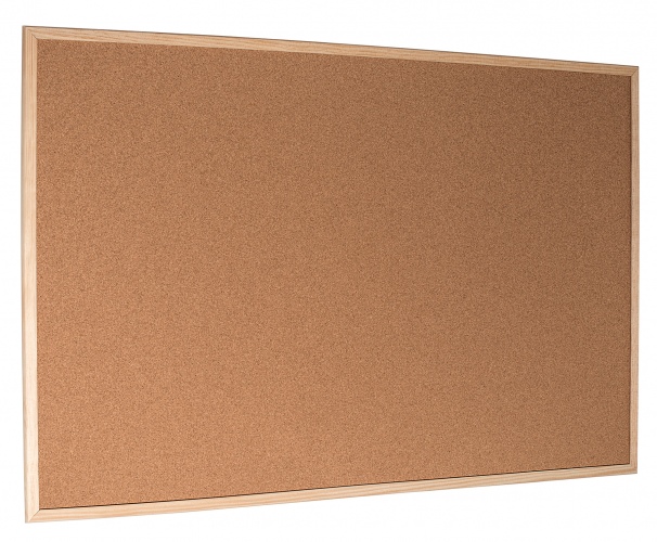 Esselte Pinboard Cork Standard wood frame 80 x 60 cm