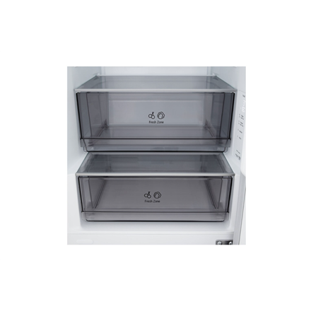 LG Refrigerator | GBBSJ1CCSW | Energy efficiency class C | Free standing | Combi | Height 186 cm | F