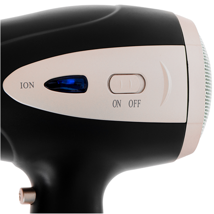 Mesko Hair Dryer | MS 2287 | 2200 W | Number of temperature settings 3 | Diffuser nozzle | Black/Cha