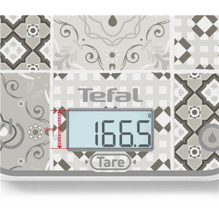 TEFAL Electronic Kitchen Scale | Optiss BC50D6V0 | Graduation 0.5/1 g | Display type LCD | Mozaic De