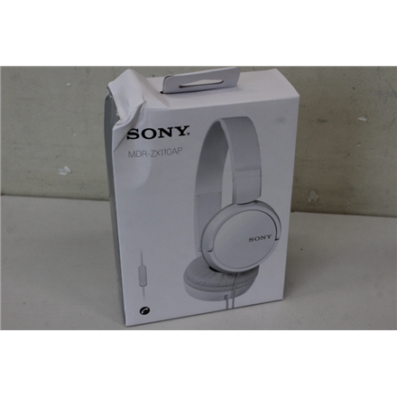 SALE OUT. Sony headphones ZX Series MDR-ZX110APW Outdoor headband