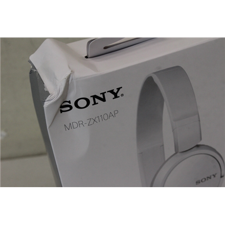 SALE OUT. Sony headphones ZX Series MDR-ZX110APW Outdoor headband