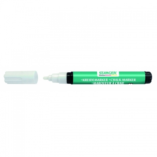 STANGER chalk MARKER 3-5mm, white, 1 pcs. 620000-1