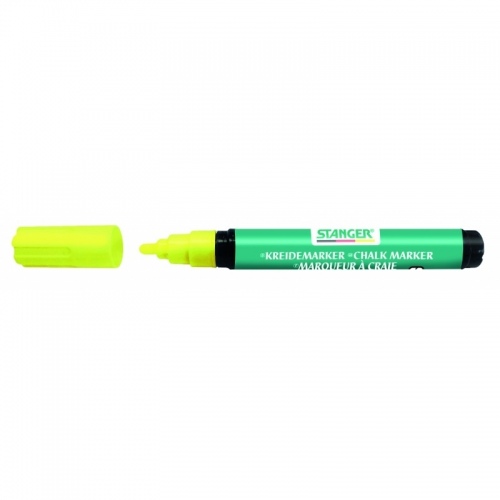 STANGER chalk MARKER, 3-5mm, yellow, 1 pcs. 620010-1