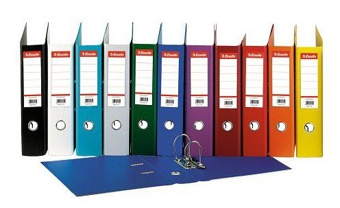 Binder Esselte No.1, A4 / 75 mm, standard, orange