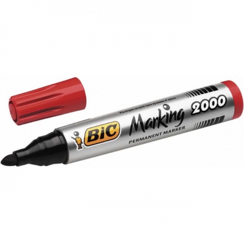 BIC permanent MARKER ECO 2000 2-5 mm, red, 1 pcs. 000033