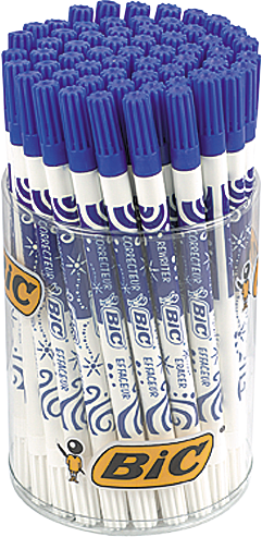 BIC Ink Eater Tubo Blue, Box 60 pcs. 784311
