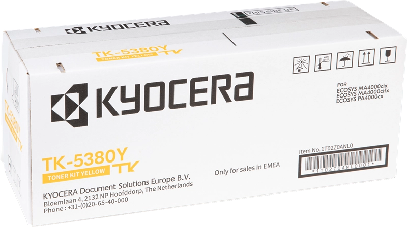 Kyocera TK-5380Y (1T02Z0ANL0) Toner Cartridge, Yellow