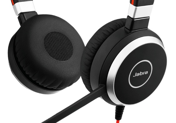 Jabra Evolve 40 MS Stereo Wired Headset, USB-C, Black